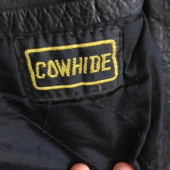 Vintage 1990s Hand painted leather jacket - Picture 10 of 13